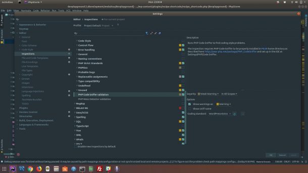 Setting up the PHP Code Sniffer with WordPress Coding Standards ...